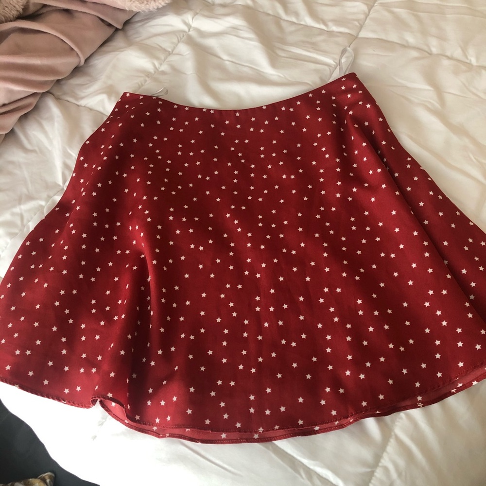 Lovers + Friends red star skirt